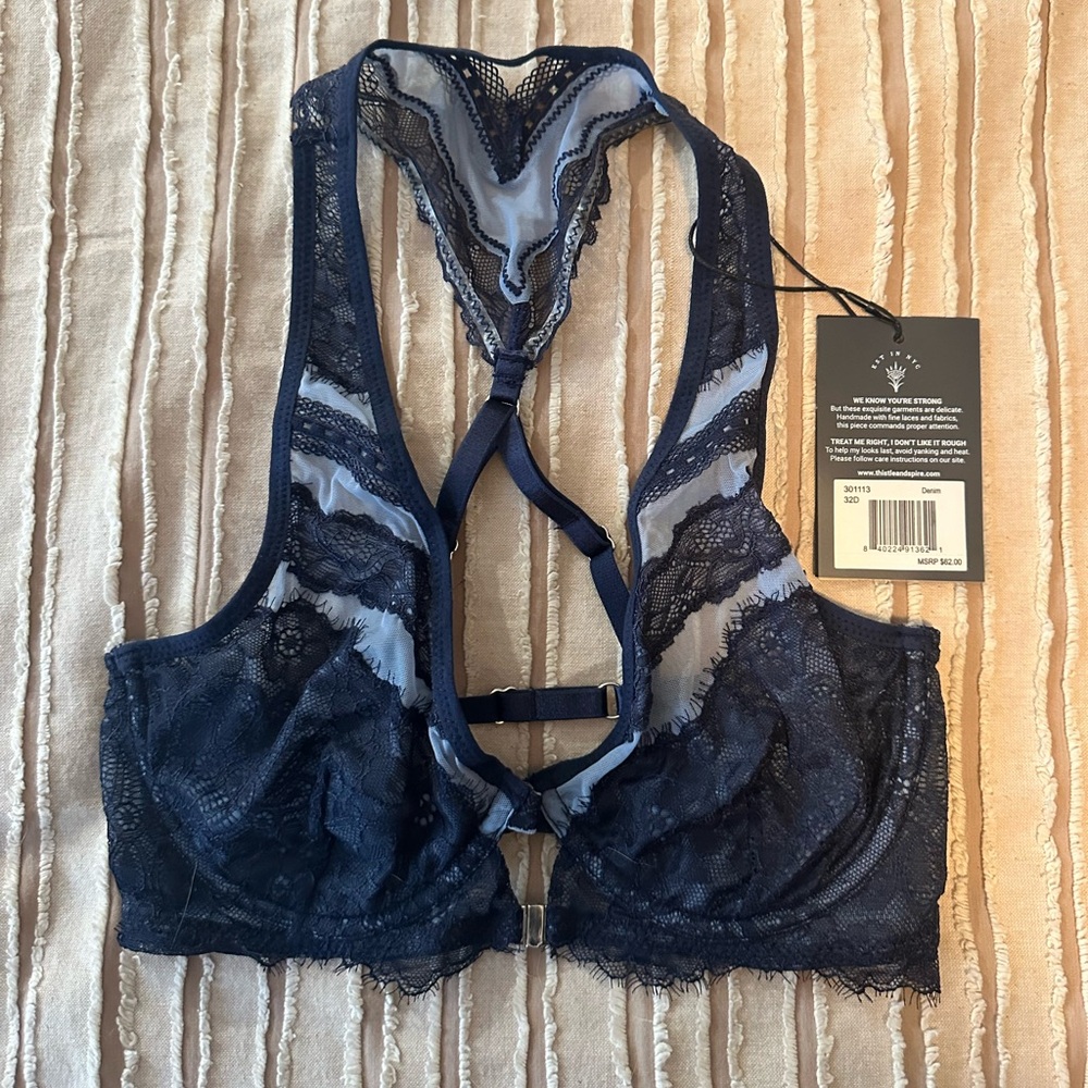 Thistle and Spire Midnight Lace Bralette